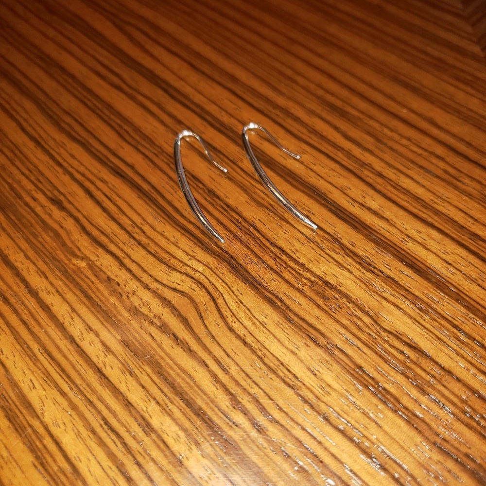 Stella and Dot Silver Earrings